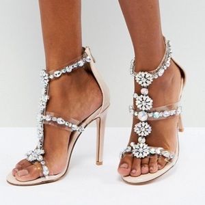 Never Worn ⭐️ - ASOS Embellished Heeled Sandals 8
